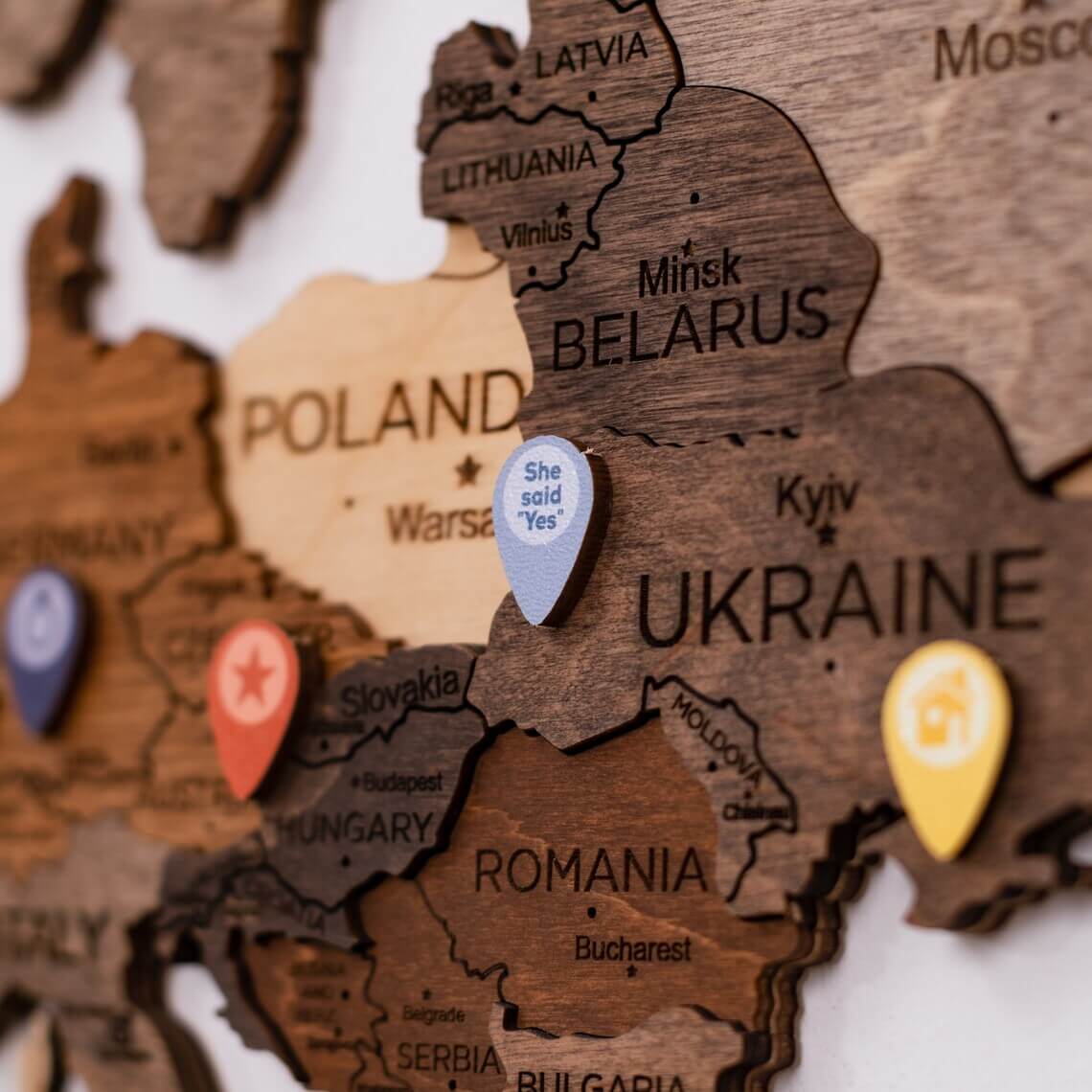 Wooden Location Pins - Image 7