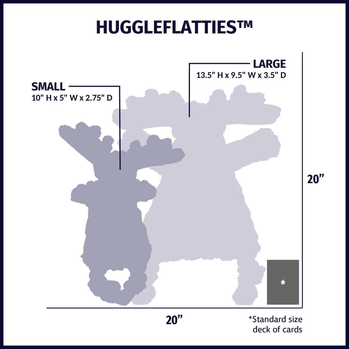 Woodland HuggleFlatties™ Assorted Durable Plush Dog Toys (3pk) - Image 15