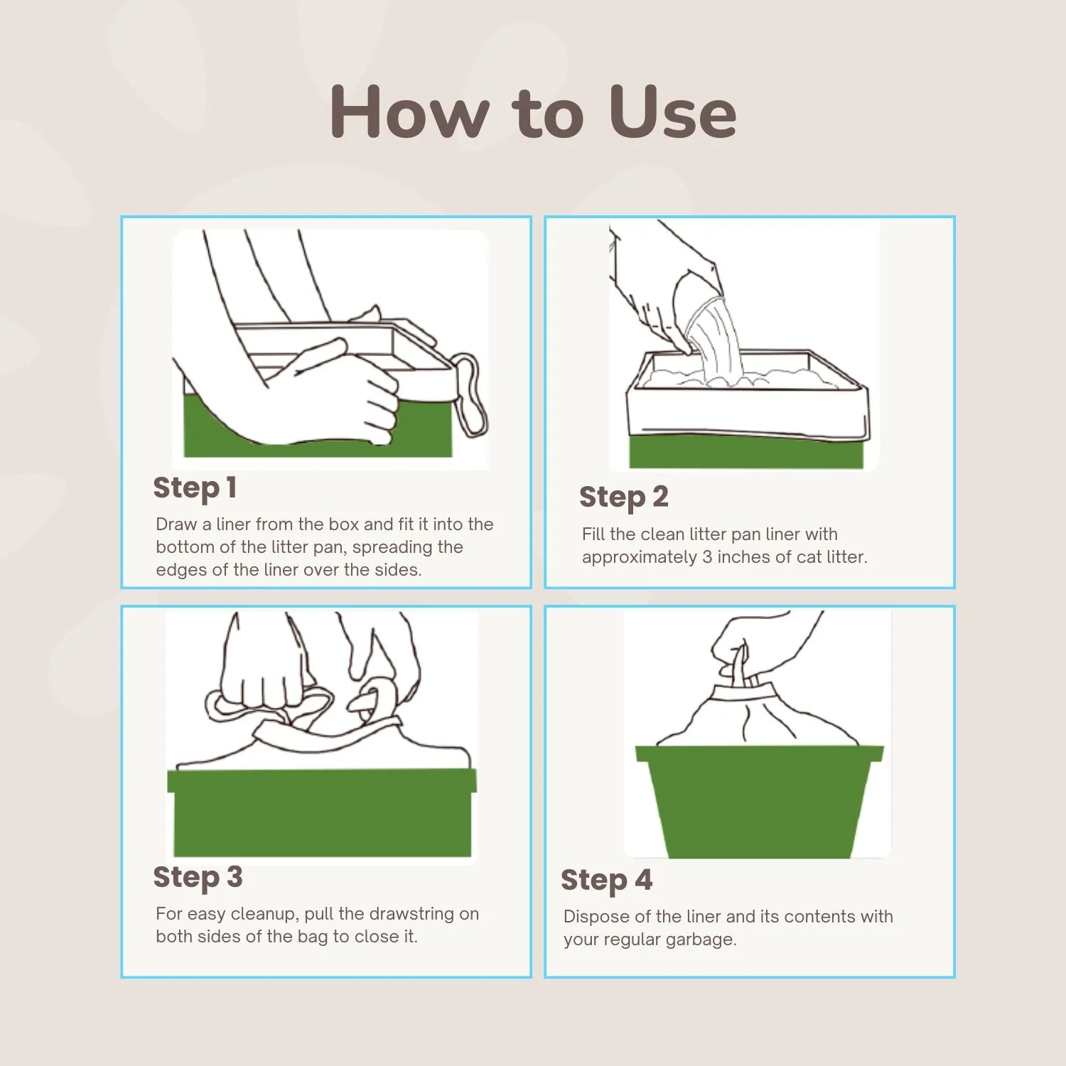 XL Cat Litter Box Liners - Image 9