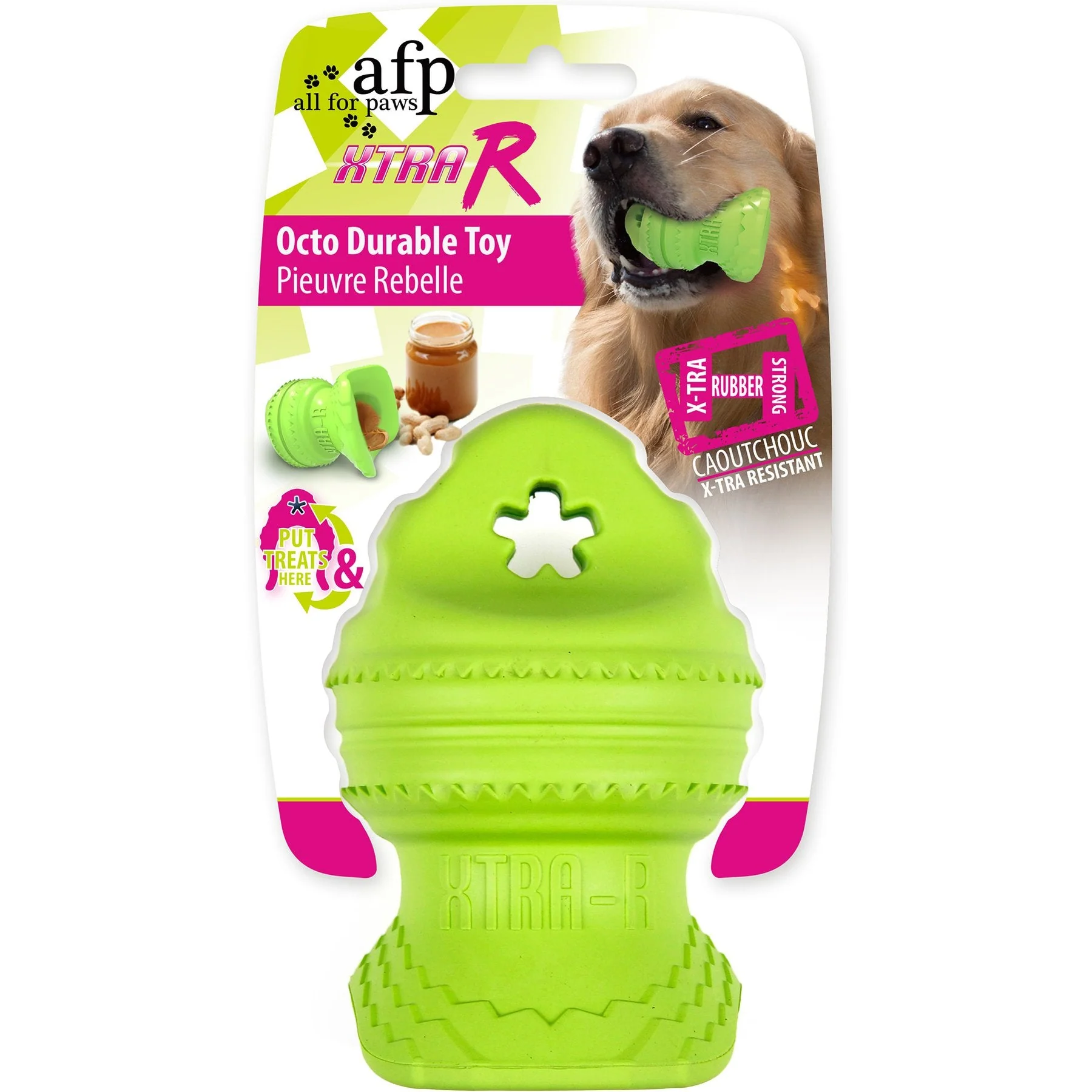 Xtra-R-Xtra-R Octo Dog Chew Toy