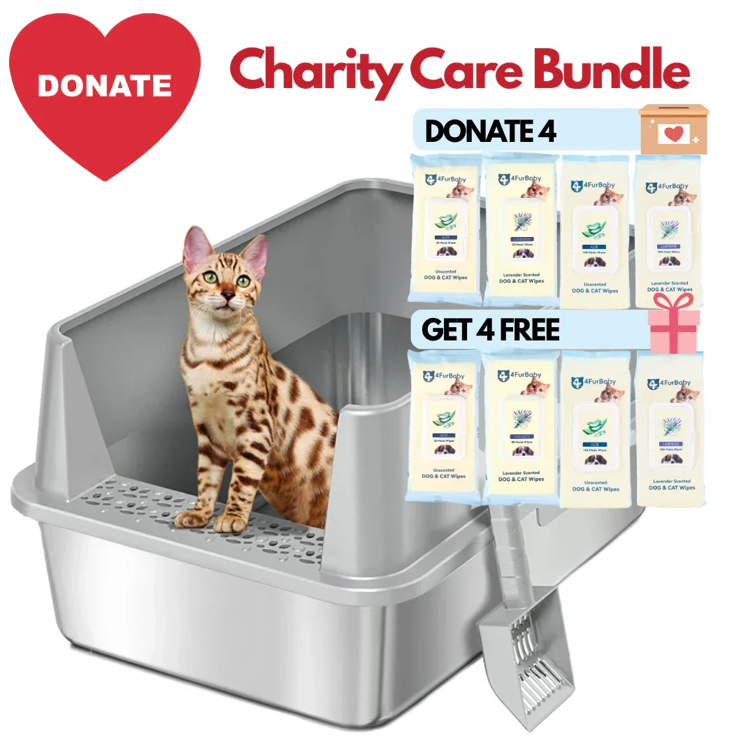 XXL Stainless Steel Cat Litter Box with Lid – High Sides, Low Entry, Easy to Clean, Odor-Free, Anti-Leak | Buy 2 & Save $10 - Image 21